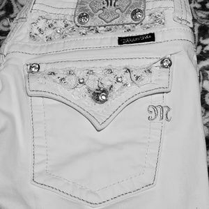 White Miss Me Jeans